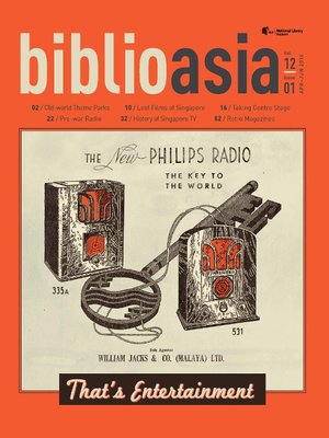 cover image of BiblioAsia, Vol 12 Issue 1, Apr-Jun 2016